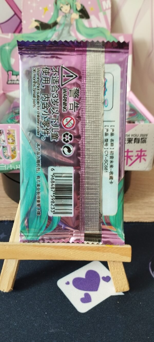 Booster Hatsune Miku 1 yuan - Hatsune Pink & Blue - 5 cartes