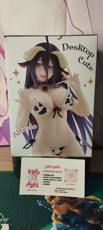 OVERLORD - DESKTOP CUTE FIGURE - ALDEBO USHIGARA MIZUGI Ver.