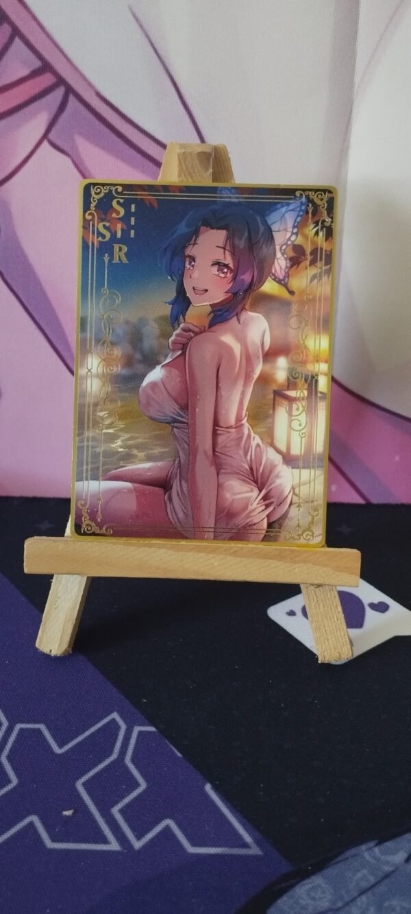 Metal card - Goddess Story - Demon Slayer - Shinobu Kocho SSR 13