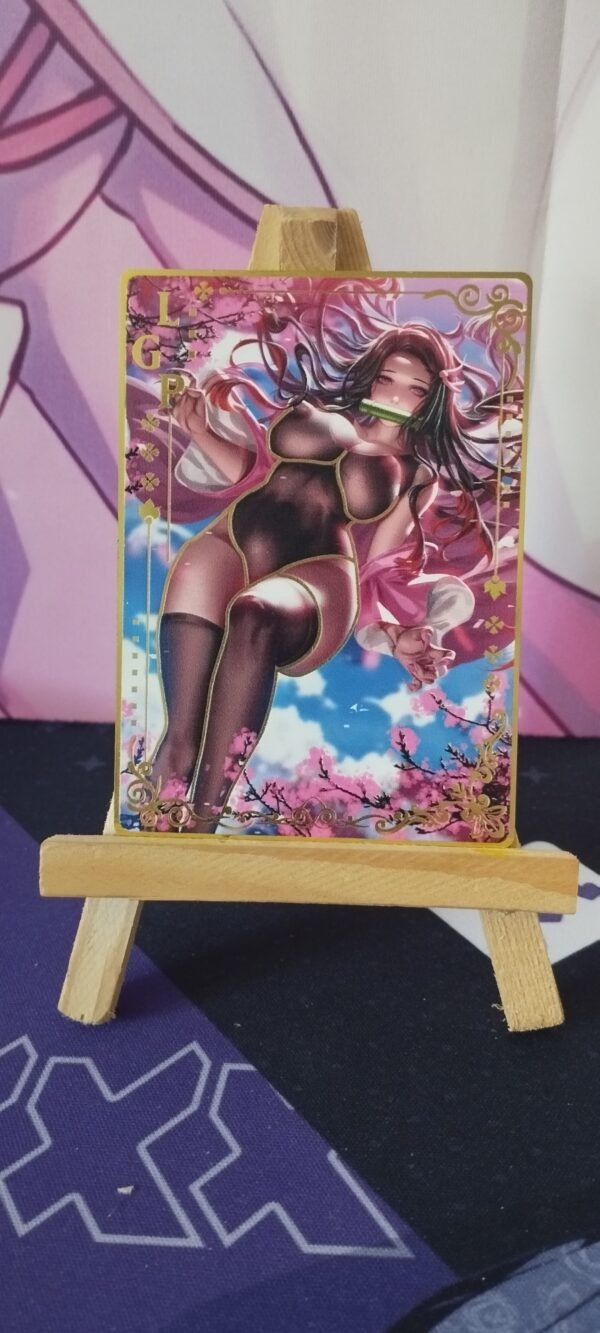 Metal card - Goddess Story - Demon Slayer - Nezuko Kamado LGR 14