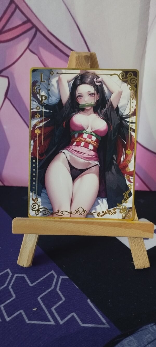 Metal card - Goddess Story - Demon Slayer - Nezuko Kamado LGR 18
