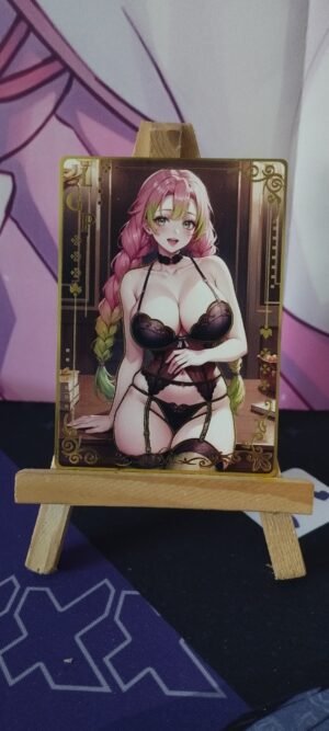 Metal card - Goddess Story - Demon Slayer - Mitsuri Kanroji LGP 11
