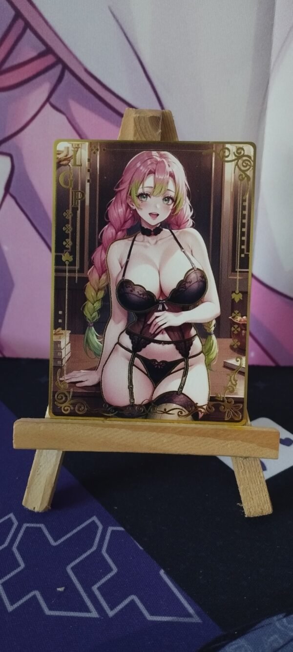 Metal card - Goddess Story - Demon Slayer - Mitsuri Kanroji LGP 11