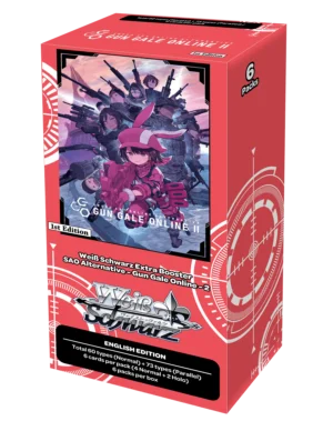 Weiss Schwarz - Boîte de 6 Extra Boosters - Sword Art Online Alternative Gun Gale Online II