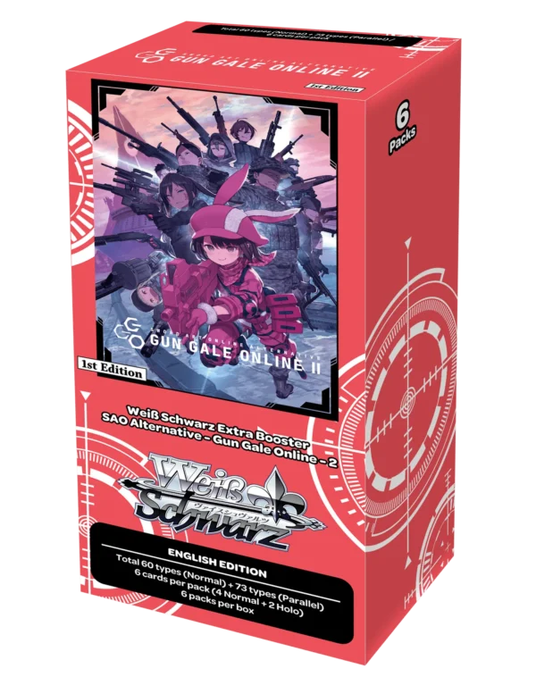 Weiss Schwarz - Boîte de 6 Extra Boosters - Sword Art Online Alternative Gun Gale Online II