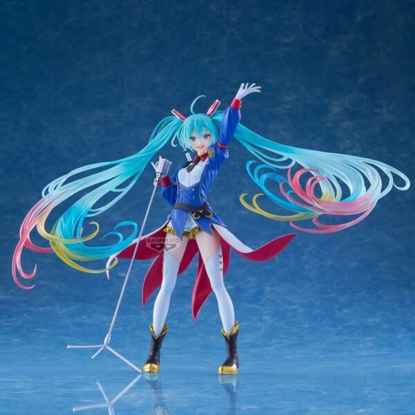 Hatsune Gundam 02 Gundam x Hatsune - Figurine Miku 45th Anniversary Gundam Collaboration, Banpresto Evolve
