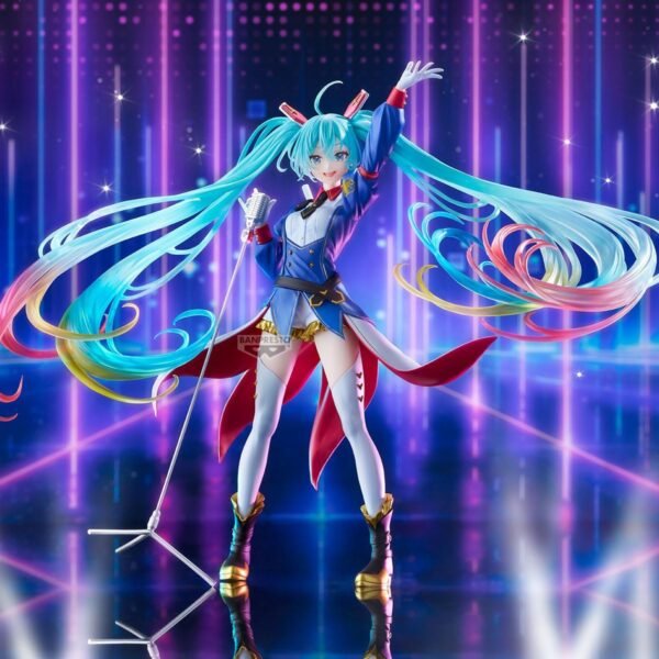 Hatsune Gundam 05 Gundam x Hatsune - Figurine Miku 45th Anniversary Gundam Collaboration, Banpresto Evolve